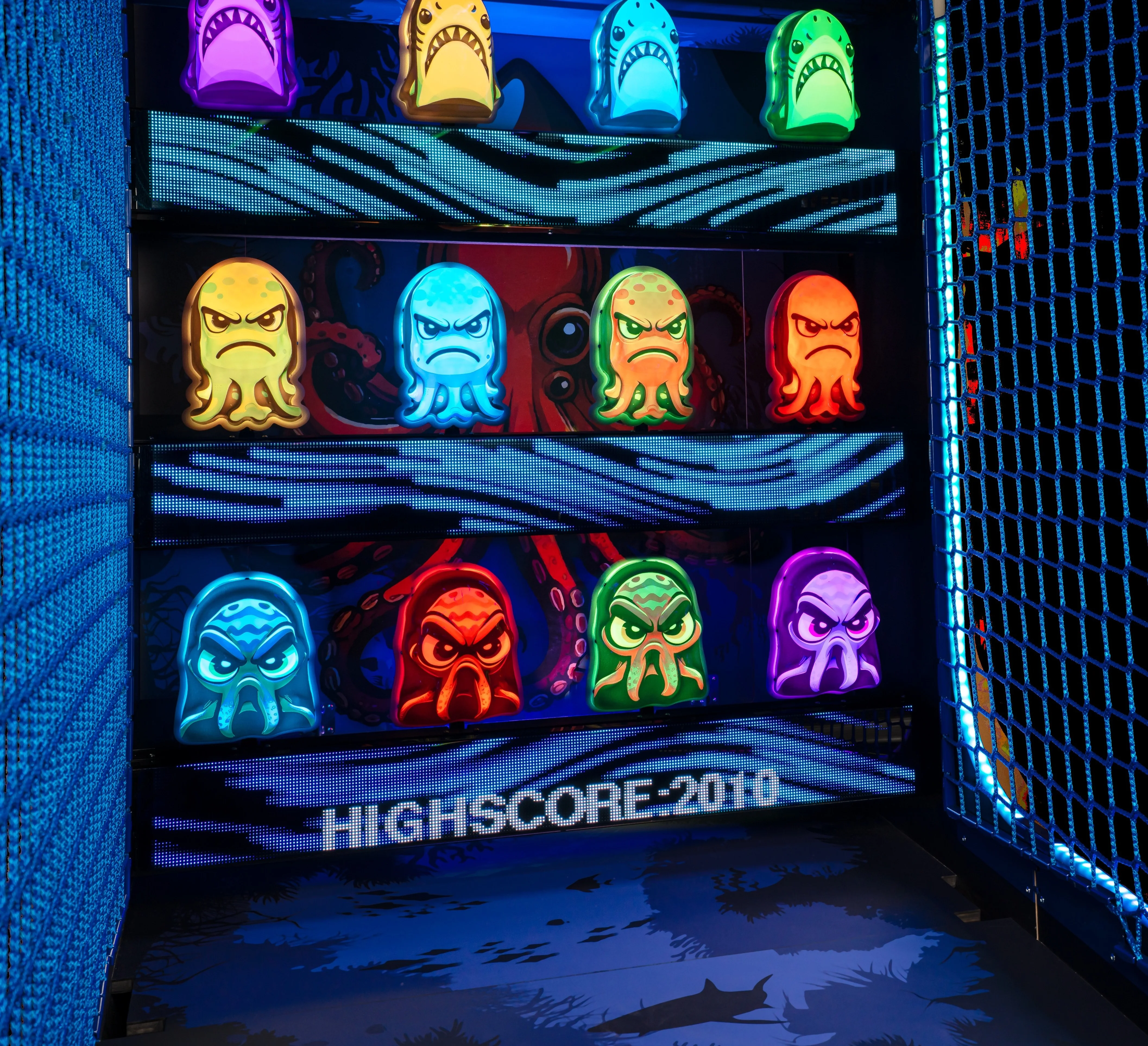 Juego arcade de lanzar bolas Squid Battle, foto 3