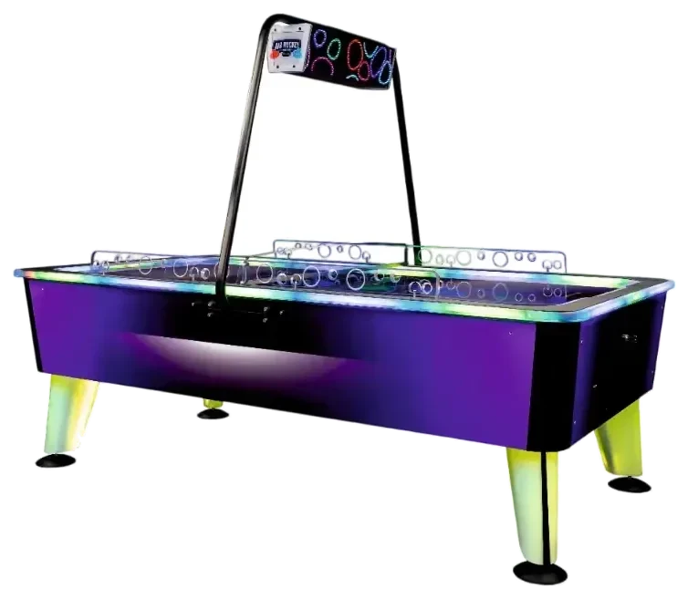 Mesa de air hockey LED Neo Violet